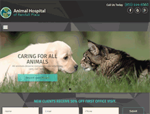 Tablet Screenshot of animalhospitalcrystallake.com